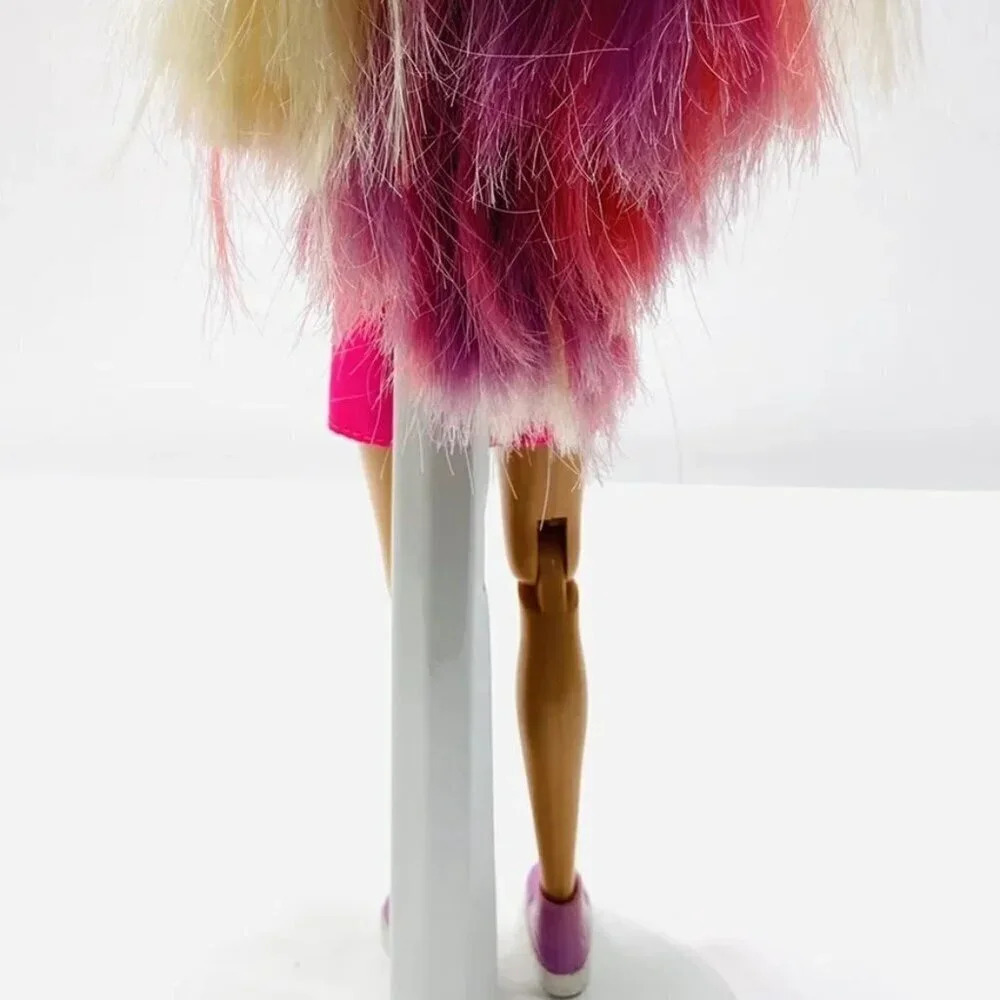 MATTEL BARBIE Doll Long Blonde Colorful Hair Articulated Elbows & Knees 12" Tall - Picture 9 of 12